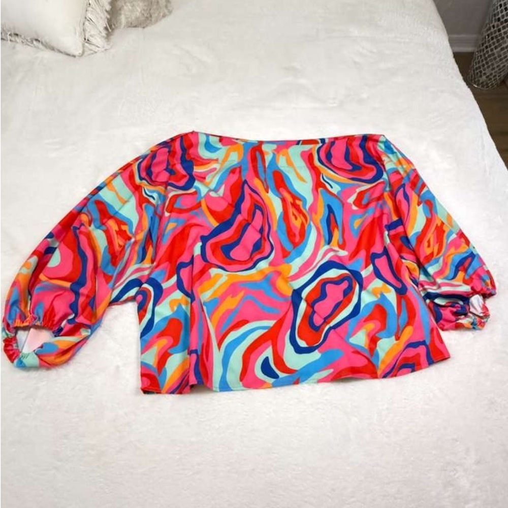 Vibrant Multicolor Women's Top